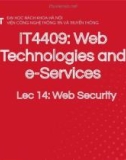 Lecture Web technology and online services: Lesson 14 - Web Security