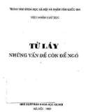 Nghiên cứu những vấn đề còn để ngỏ của từ láy: Phần 1