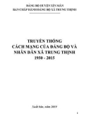 Ebook Truyền thống cách mạng của Đảng bộ và nhân dân xã Trung Thịnh (1950-2015)