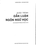 Giáo trình Dẫn luận Ngôn ngữ học: Phần 1