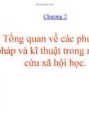 Bài giảng Xã hội học đại cương: Chương 2 - ThS. Đỗ Hồng Quân