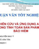 Luận văn tốt nghiệp: Nghiên cứu và ứng dụng Ansys trong tính toán sản phẩm nón bảo hiểm