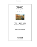 Giáo trình Văn học Nga: Phần 1 - Phùng Hoài Ngọc (ĐH An Giang)