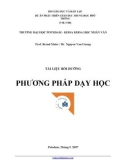 Giáo trình Tài liệu bồi dưỡng phương pháp dạy học