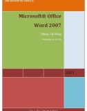 Microsoft® Office Word 2007 - Phùng Văn Đông