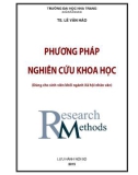 Phương pháp nghiên cứu khoa học (Dùng cho sinh viên khối ngành Xã hội nhân văn)