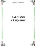 Bài giảng: Xã hội học