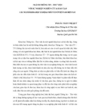 Ngành Thông tin - Thư viện với sự nghiệp nghiên cứu & đào tạo các ngành Khoa học Xã hội & Nhân văn ở Việt Nam hiện nay