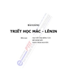 Bài giảng Triết học Mác - Lênin: Phần 1 - Nguyễn Thị Hồng Vân