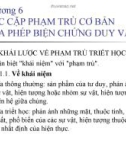 Bài giảng Triết học: Chương 6 - ĐH Ngân hàng TP.HCM