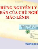 Bài giảng Những nguyên lý cơ bản của chủ nghĩa Mác-Lênin - Chương 2: Phép biện chứng duy vật - Đỗ Thị Nguyệt