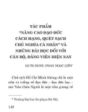 Ebook Về tác phẩm Nâng cao đạo đức cách mạng, quét sạch chủ nghĩa cá nhân: Phần 2