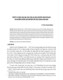 Triết lý giáo dục đại học của Alfred North Whitehead và những điểm gợi mở đối với Việt Nam hiện nay