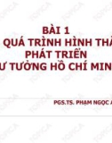 Bài giảng Tư tưởng Hồ Chí Minh: Bài 1 - PGS.TS. Phạm Ngọc Anh