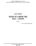 Giáo trình Kinh tế chính trị Mác - Lênin Phần 2 - GS,TS. Trần Trung Hậu