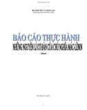 Báo cáo thực hành những nguyên lý cơ bản của chủ nghĩa Mác - Lênin