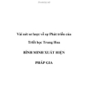 Vài nét sơ lược về sự Phát triển của Triết học Trung Hoa - Phần 12