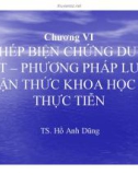 Bài giảng Triết học Mác Lênin: Chương 6 - TS Hồ Anh Dũng