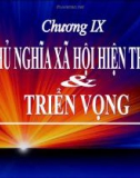 Bài giảng Những nguyên lý cơ bản của chủ nghĩa Mác - Lênin: Chương 9 - Nguyễn Khánh Vân