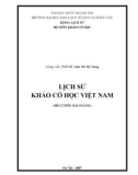 Đề cương bài giảng: Lịch sử khảo cổ học Việt Nam