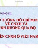 Bài giảng Tư tưởng Hồ Chí Minh: Chương 3 - Hà Tân Bình