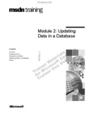 Module 2: Updating Data in a Database