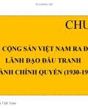 Bài giảng Lịch sử Đảng Cộng sản Việt Nam: Chương 1 - Trường ĐH Thương Mại