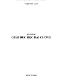 Bài giảng Giáo dục học đại cương