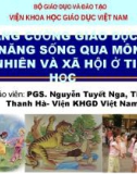 Bài giảng Tăng cường giáo dục kỹ năng sống qua môn Tự nhiên và xã hội ở tiểu học