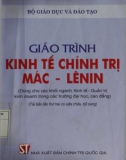 Giáo trình Kinh tế chính trị Mác - Lênin: Phần 1