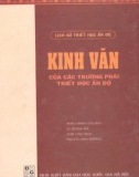 Kinh văn của các trường phái Triết học Ấn Độ - Lịch sử Triết học Ấn Độ: Phần 1