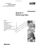 Module 3: Retrieving Data