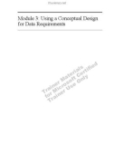 Module 3: Using a Conceptual Design for Data Requirements