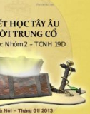 TRIẾT HỌC TÂY ÂU THỜI TRUNG CỔ