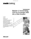 Module 4: Incorporating CDO for Exchange 2000 into a Web Solution