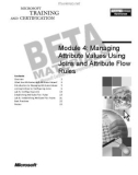 Module 4: Managing Attribute Values Using Joins and Attribute Flow Rules