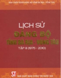 Ebook Lịch sử Đảng bộ tỉnh Bà Rịa-Vũng Tàu 1975-2010 (Tập 3): Phần 1