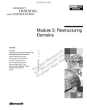 Module 5: Restructuring Domains