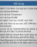 Bài giảng Sự khác biệt văn hóa