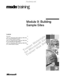 Module 9: Building Sample Sites