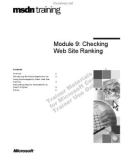 Module 9: Checking Web Site Ranking