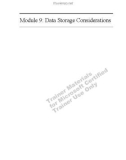 Module 9: Data Storage Considerations