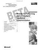 Module 9: Performing Active Directory Interforest Synchronization