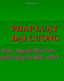 Bài giảng Pháp luật đại cương - Nguyễn Đức Tình