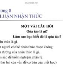 Bài giảng Triết học: Chương 8 - ĐH Ngân hàng TP.HCM