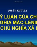 Bài giảng Những nguyên lý cơ bản của chủ nghĩa Mác - Lênin: Chương 7 - TS. Nguyễn Minh Tuấn