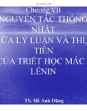 Bài giảng Triết học Mác Lênin: Chương 7 - TS Hồ Anh Dũng