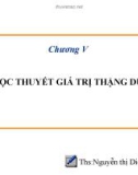 Bài giảng Những nguyên lý cơ bản của chủ nghĩa Mác - Lênin: Chương 5 - ThS. Nguyễn Thị Diệu Phương