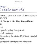 Bài giảng Triết học: Chương 4 - ĐH Ngân hàng TP.HCM