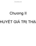 Bài giảng Chương II: Học thuyết giá trị thặng dư